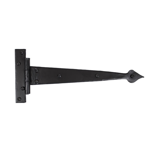From The Anvil 'T' Shape Hinges (pair) - 12" - Black