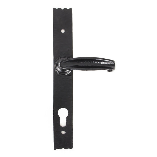 From The Anvil Cottage 92pz Euro Handles For Multi-Point Locks - Antique Black