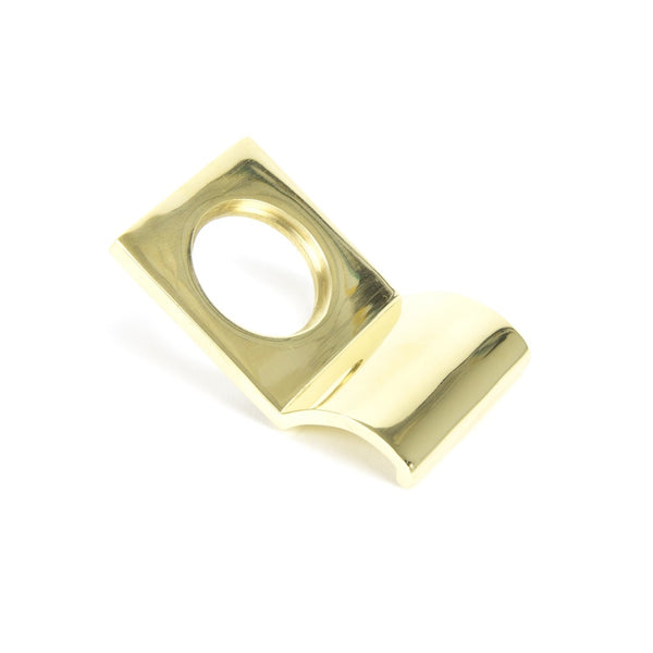 From The Anvil Period Rim Cylinder Pull - Polished Brass