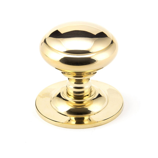From The Anvil Centre Door Knob - Polished Brass