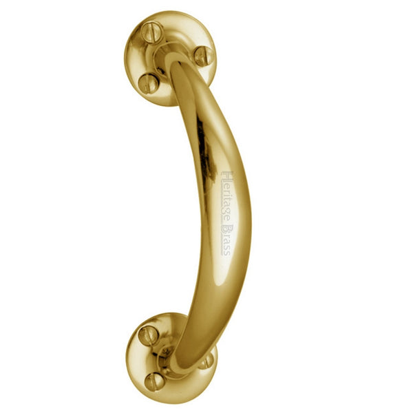M.Marcus Bow Pull Handle 152mm - Polished Brass 