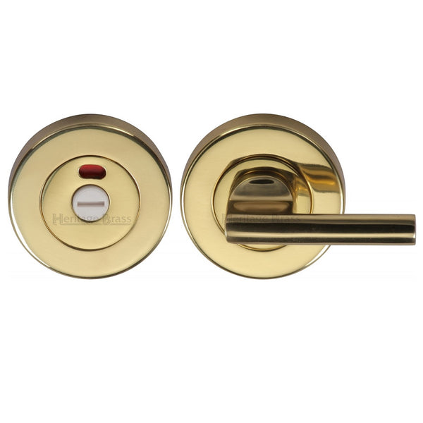 M.Marcus Disabled Indicator Bathroom Turn & Release 53mmØ - Polished Brass