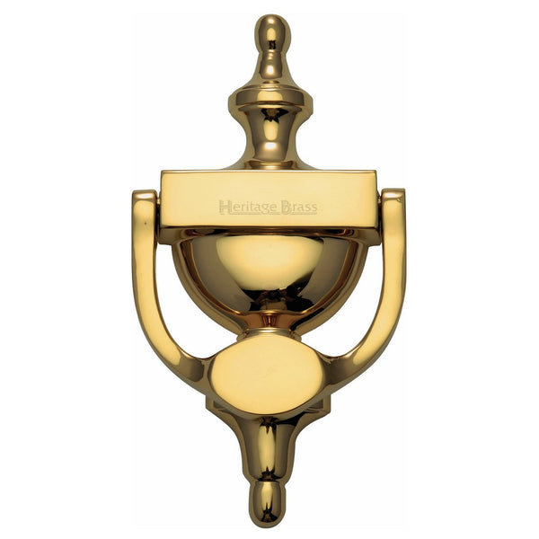 M.Marcus Urn Door Knocker 195mm - Polished Brass