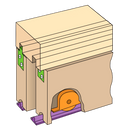 HENDERSON Loretto Double Track Sliding Door Gear
