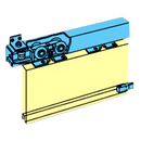 HENDERSON Husky Folding Track Sliding Door Gear (Fitting Only)