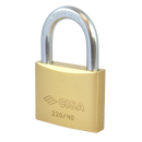 CISA 22010 KD Open Shackle Brass Padlock