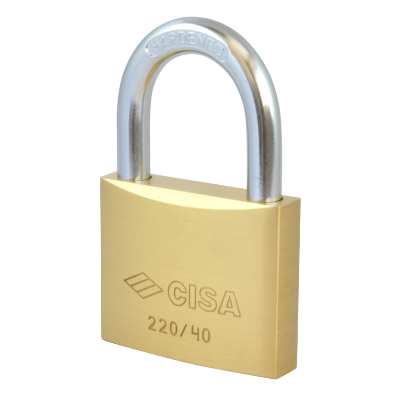 CISA 22010 KD Open Shackle Brass Padlock