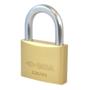 CISA 22010 KD Open Shackle Brass Padlock