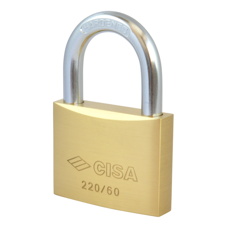 CISA 22010 KD Open Shackle Brass Padlock