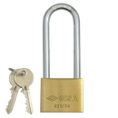 CISA 22011 KD Long Shackle Brass Padlock