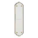 Heritage Brass Shaped Fingerplate Gold Line