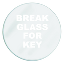 GLENDENNING Spare Glass To Suit Emergency Key Box
