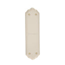 Heritage Brass Shaped Fingerplate Cream Crackle