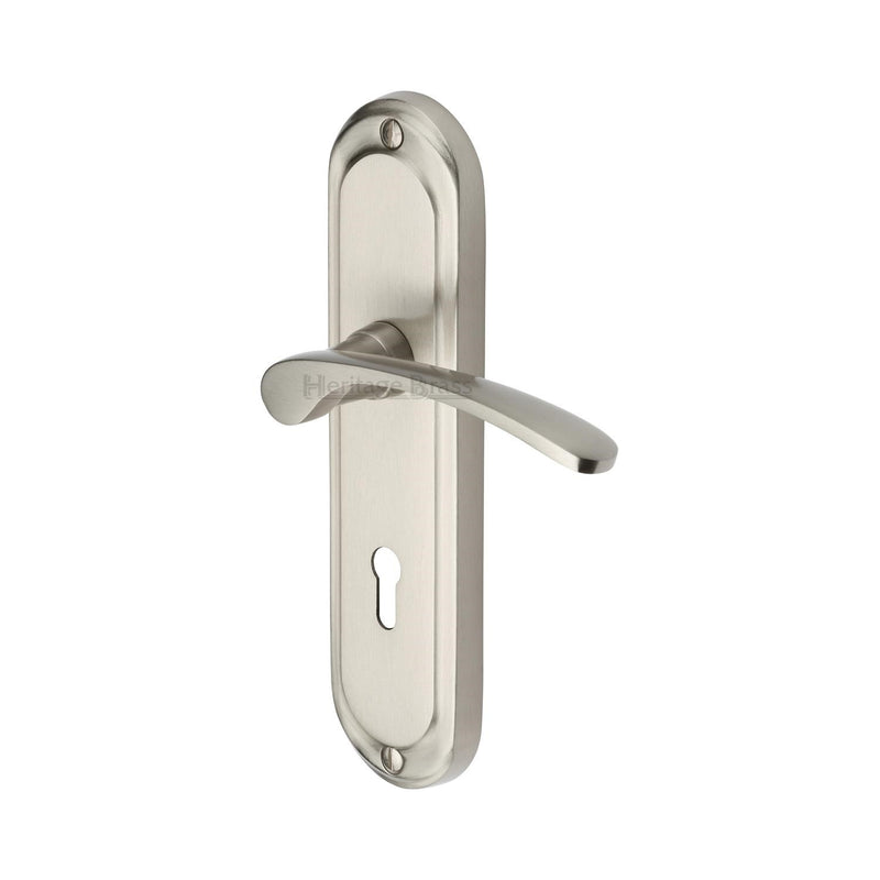 Heritage Brass Ambassador Door Handle on Plate