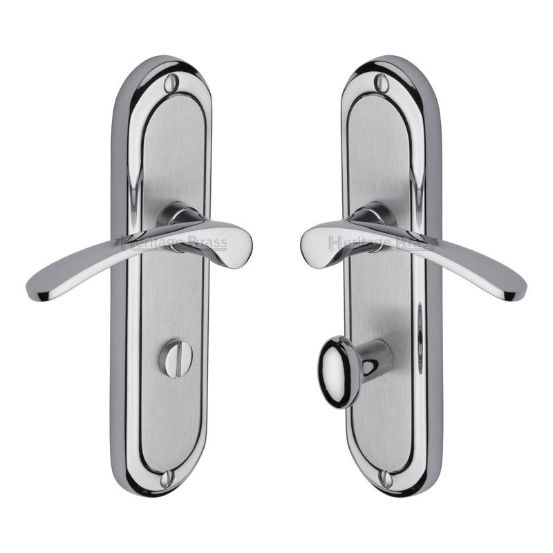 Heritage Brass Ambassador Door Handle on Plate