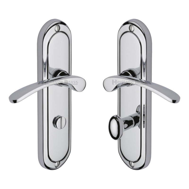 Heritage Brass Ambassador Door Handle on Plate