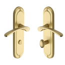Heritage Brass Ambassador Door Handle on Plate