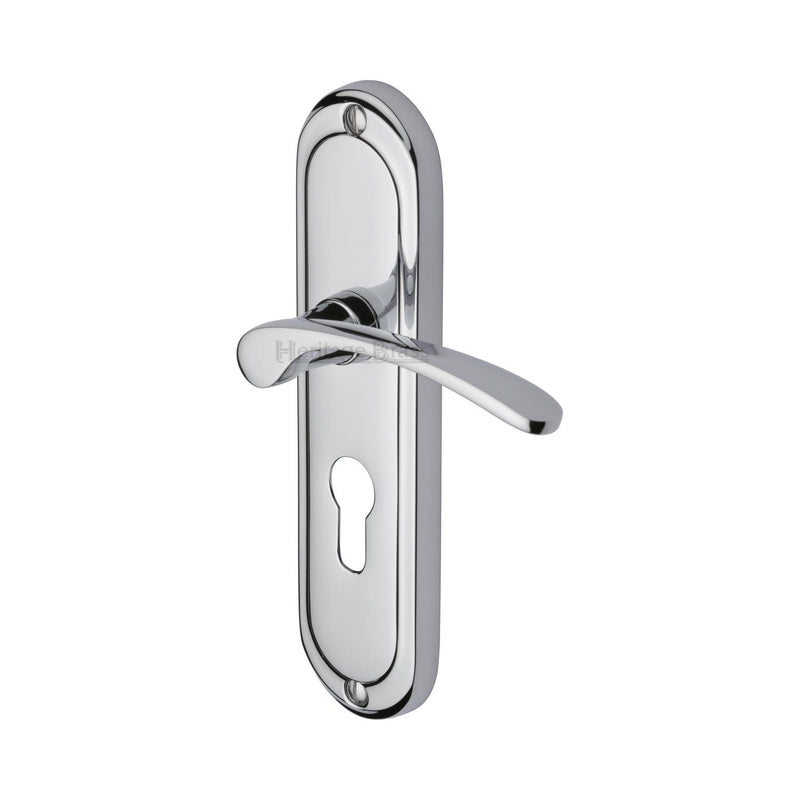 Heritage Brass Ambassador Door Handle on Plate