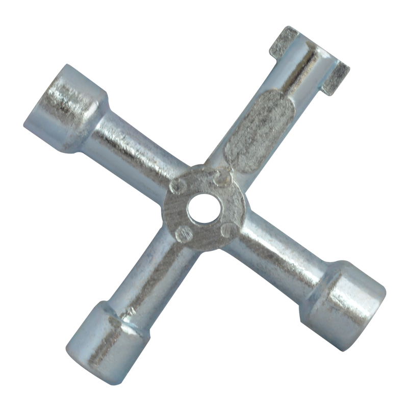 ASEC 4-Way Metal Services Key