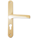 ASEC 70 Lever/Lever UPVC Furniture - 270mm Backplate