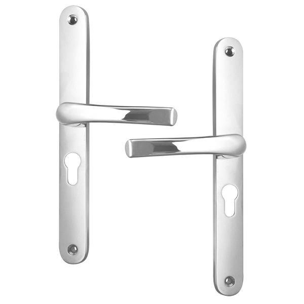 ASEC 48 Lever/Lever UPVC Furniture - 270mm Backplate