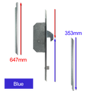 ASEC Modular Repair Lock Locking Point Extensions (UPVC Door) - 2 Hook & 2 Roller