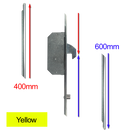 ASEC Modular Repair Lock Locking Point Extensions (UPVC Door) - 2 Hook & 2 Roller