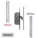 ASEC Modular Repair Lock Locking Point Extensions (Timber Door) - 2 Hook