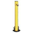 ASEC Yellow Fold Down 620mm High Parking Post