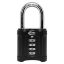 ASEC Open Shackle Combination Padlock