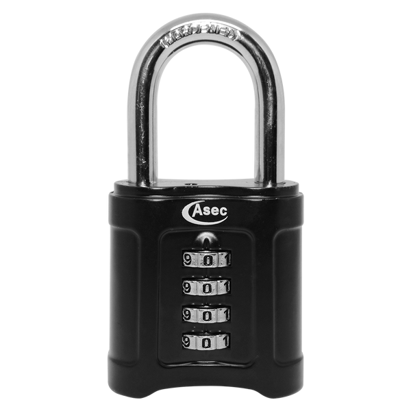 ASEC Open Shackle Combination Padlock