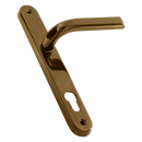 ASEC 85 Lever/Lever UPVC Furniture - 242mm Backplate