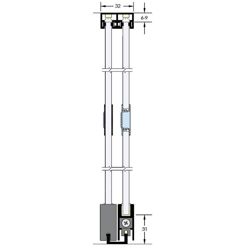 ASEC Sliding Glass Door Gear