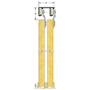 ASEC Sliding Wardrobe Double Gear