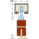 ASEC Single Run Sliding Door Gear