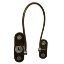ASEC 200mm British Standard Mini Locking Cable Window Restrictor