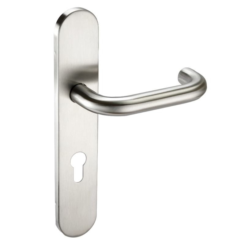 ASEC Radius Backplate Lever Furniture DDA