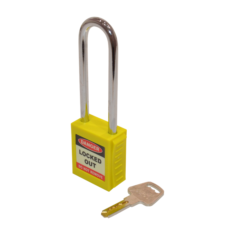 ASEC Safety Lockout Tagout Padlock Long Shackle