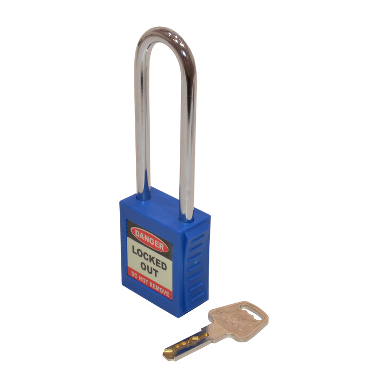 ASEC Safety Lockout Tagout Padlock Long Shackle