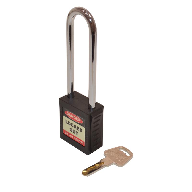 ASEC Safety Lockout Tagout Padlock Long Shackle