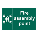 ASEC Fire Assembly Point Sign 400mm x 600mm