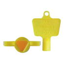 ASEC Yellow Plastic Meter Box Key