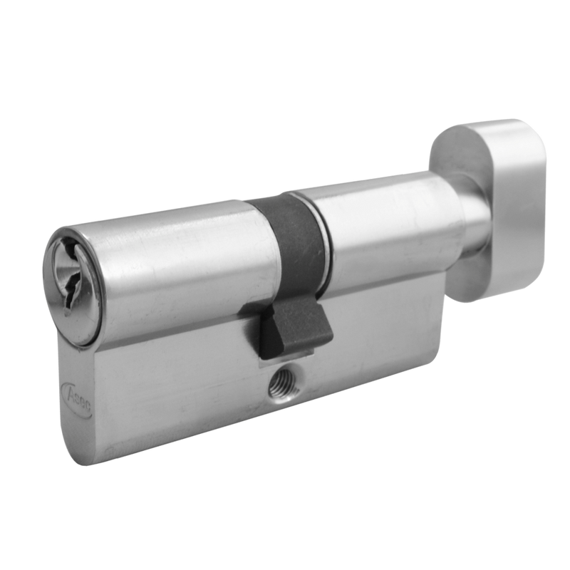 ASEC 5-Pin Euro Key & Turn Cylinder