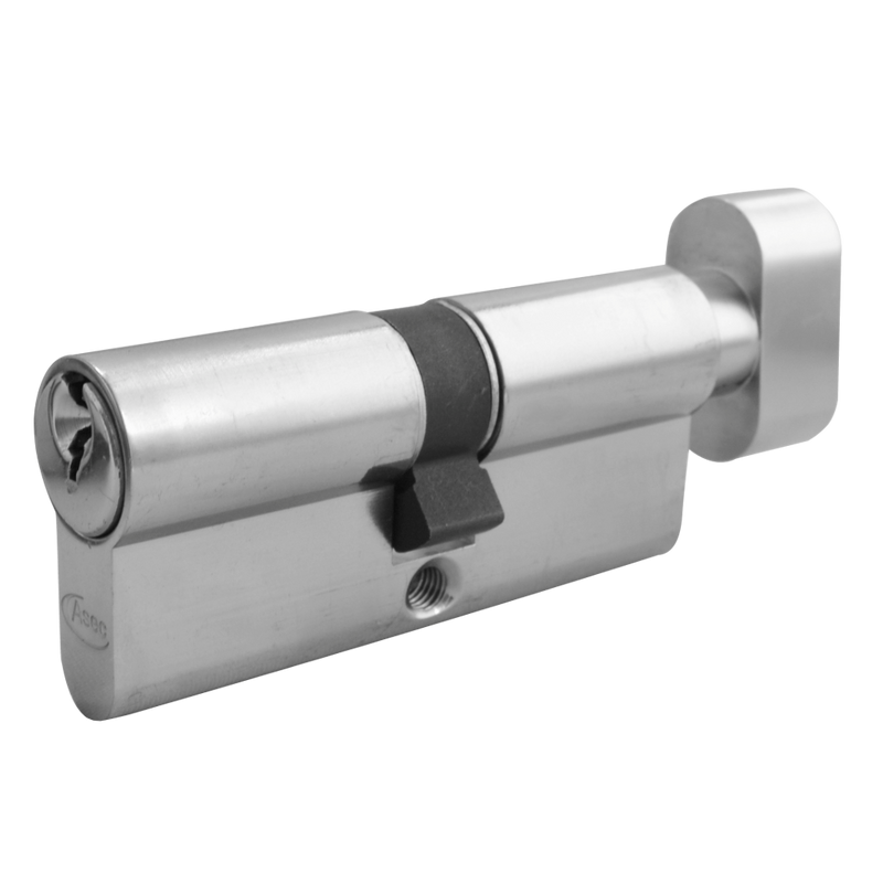 ASEC 5-Pin Euro Key & Turn Cylinder