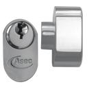 ASEC 5-Pin Oval Key & Turn Cylinder