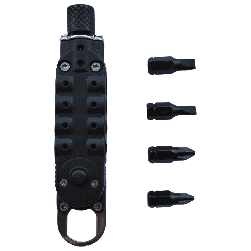 ASEC Mini Screwdriver Set With Torch Key Ring