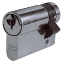 Asec Euro Half Cylinder With Adjustable Cam - 6 Pin