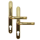 ASEC 68mm Lever UPVC Door Furniture With Snib