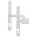 ASEC 68mm Lever Pad UPVC Door Furniture With Snib