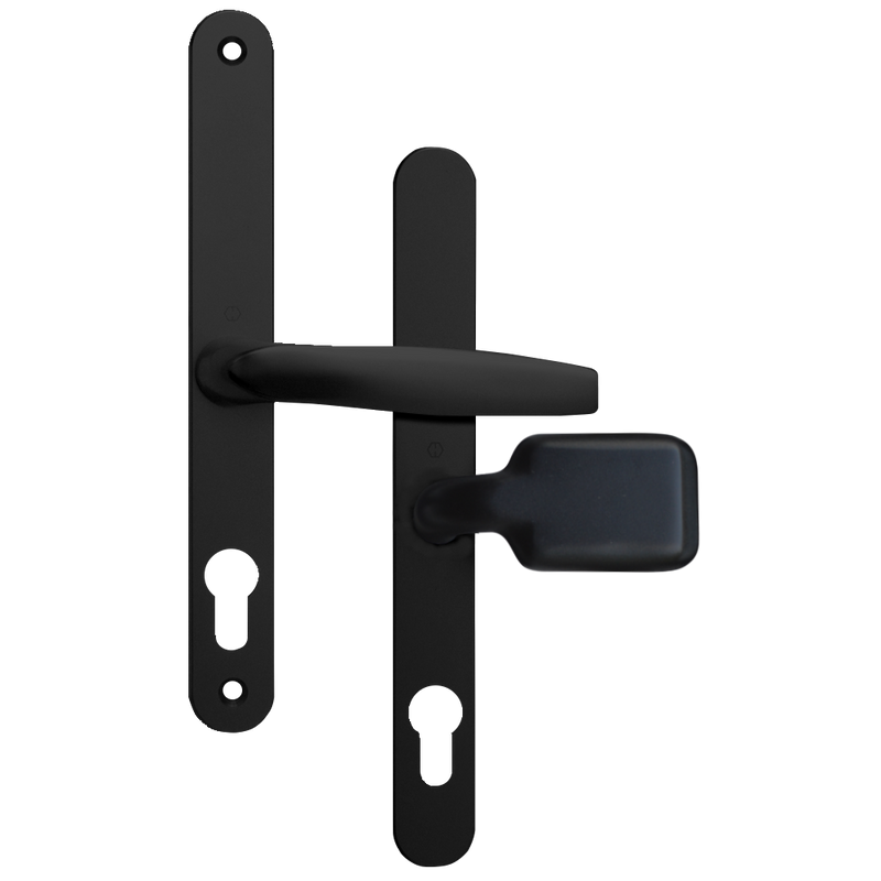 ASEC 68mm Lever Pad UPVC Door Furniture With Snib